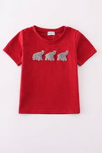 Load image into Gallery viewer, Alabama elephant french knot top